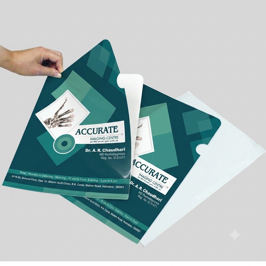 Hospital diagnostic sonography L folders in Ahmedabad